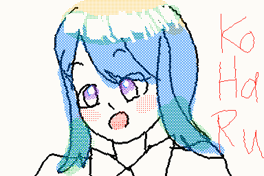 ざぁ〜こ♡((((((　メモで描いてみた！！ by こはるっち