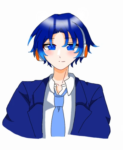 Re: SaKu's illustration💙🎧 by @SaKu_A