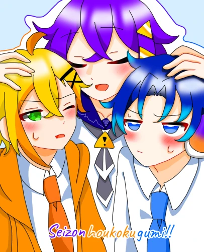 Re: SaKu's illustration💙🎧 by @SaKu_A