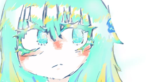 一枚レイヤーで書いた！テキトーに書きました!! by ルナ 2026/07/25 13:49:56