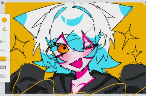 猫画キャンバス使いこなしちゃった✌ by ぬぬ子
