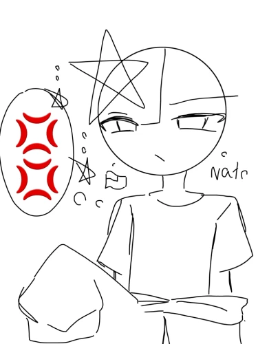 Re: みるくとメラクの🇺🇸同士を会話させようイラストリレー by メラク