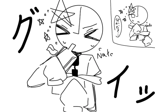 Re: みるくとメラクの🇺🇸同士を会話させようイラストリレー by メラク