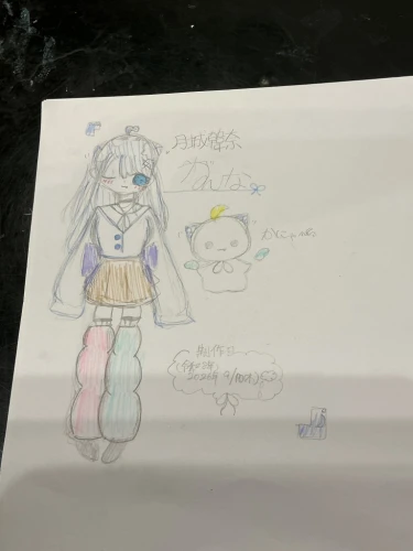 Re: 韓奈のお絵描きノート by 🌙月城韓奈🎧